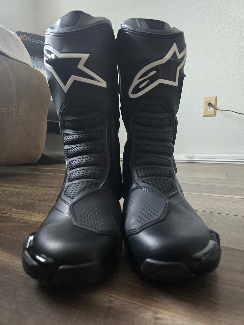 Alpinestars Men's Black Motorcycle Racing Boots